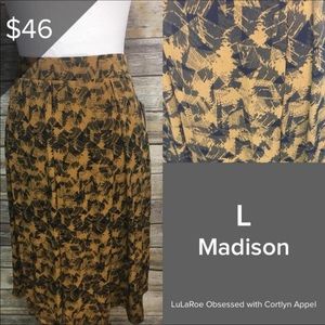 LuLaRoe Madison Skirt With Pockets